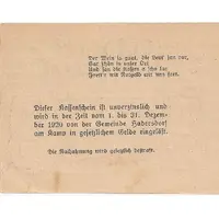 20 Heller Oberweissenbach und Bernhardschlag