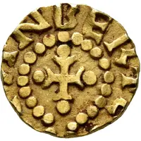 Tremissis - Moneyer Bertemindus St. Maurice d'Agaune abbey