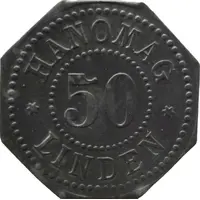 50 Pfennig - Linden Hanomag