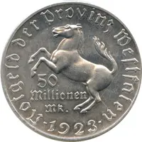 50 Million Mark - Westfalen Freiherr vom Stein