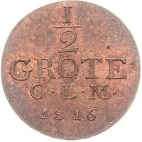 1/2 Grote - Peter Frederick Louis