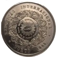 Portugal, Médaille Argent, Exposition Internationale de Porto 1865