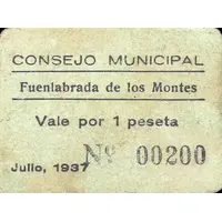 1 Peseta Fuenlabrada de los Montes