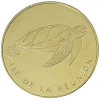Tourist token - Île de la Réunion Sea turtle