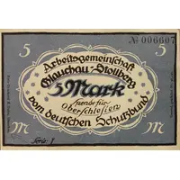 5 Mark Deutscher Schutzbund Glauchau-Stollberg
