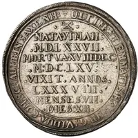 1 Thaler - George William Death of Katharina Sophia
