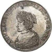 1 Thaler - Anna Sophia of Pfalz-Birkenfeld 30th Anniversary of Investiture of Anna Sophia