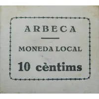 10 Céntimos Arbeca