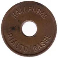 Swimming Pool Token - Hallenbad Rialto Basel, youth