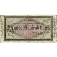 100 000 Mark Henschel and Sohn