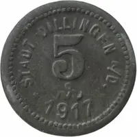 5 Pfennig - Dillingen