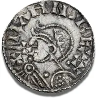 1 Penning - Magnus the Good Helmeted bust