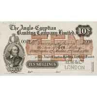 10 Shillings Anglo-Egyptian Banking Company Limited