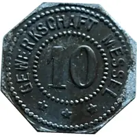 10 Pfennig - Messel Gewerkschaft
