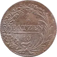 1 Batzen / 10 Rappen