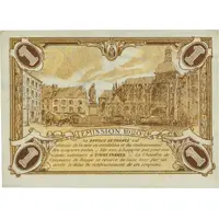 1 franc - Chambre de Commerce de Dieppe [76]