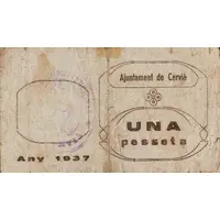 1 Peseta Cervià de les Garrigues