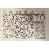 20 Heller Lembach im Mühlkreis, Brown issue