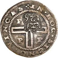 125 Réis - João IV Countermarked 1 Tostão