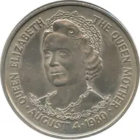 25 Pence - Elizabeth II Queen Mother Birthday