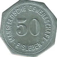 50 Pfennig - Eisleben Mansfeldsche Gewerkschaft