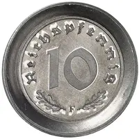 10 Reichspfennig Allied Occupation - Pattern