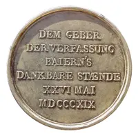 Maximilian I. Joseph - Celebration of the Constitution of 1818