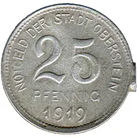 25 Pfennig - Oberstein