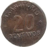 20 Centavos Chiconcuatla