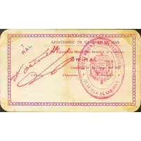 25 Céntimos '1 Ral' Cambrils de Mar