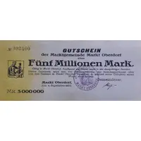 5 000 000 Marks Markt Oberdorf
