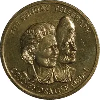 Medal - Queen Mother - Sunday Telegraph Personality Medal