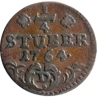 1/4 Stüber - Frederick II