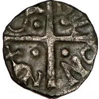 Denier at the cross - Various moneyers Chalon mint