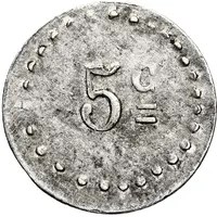 5 Centimes - Cooperative Union