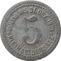 5 Pfennig - Teutschenthal Deutsche Molybdaen. -W. G.m.b.H.