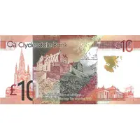 10 Pounds Clydesdale Bank