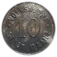 10 Pfennig - Mainz Volksküche