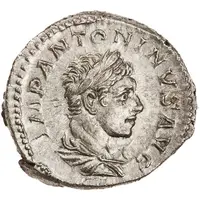 Denarius - Elagabalus VICTORIA AVG, Victory