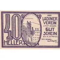 40 Heller Innsbruck, Prv. Ladiner Verein