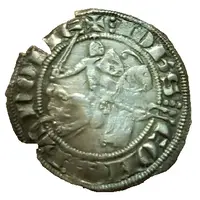 1/2 Groat 'with Knight' - John II of Avesnes