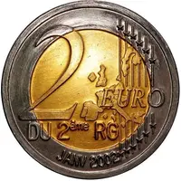 2 euros - Deuxième régiment du génie de Metz