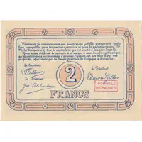 2 Francs - Nouvelle Union Verrière Lodelinsart