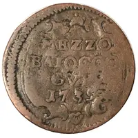 1/2 Baiocco - Clement XII