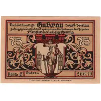 75 Pfennig Sparkasse