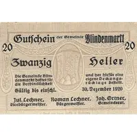 20 Heller Blindenmarkt