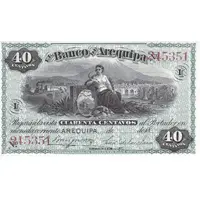 40 Centavos Banco de Arequipa