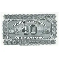 40 Centavos Banco de Arequipa