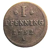 1 Pfenning - Charles William Frederick
