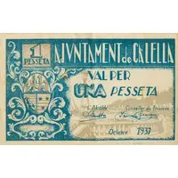 1 Peseta Calella